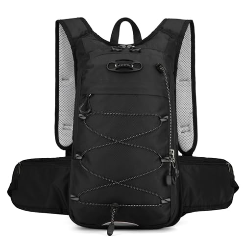 Mochila de senderismo impermeable ligera 18L negro