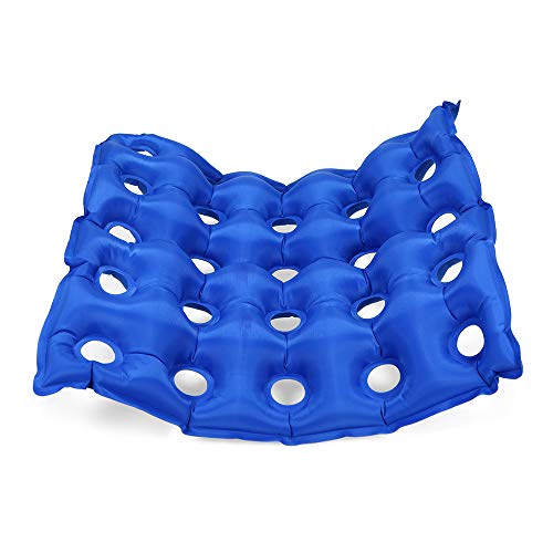 Cucudy Portátil 18 * 18 polegadas PVC Air Insuflável Almofada Do Assento Ponto de Pressão Alívio Da