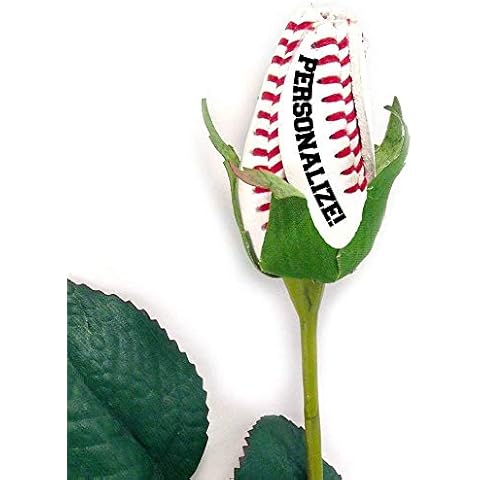Personalized Baseball Rose - Handmade with Premium Full-Grain Genuine Leather - Original Design by Sports Roses Cover