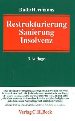 Preisvergleich Produktbild Restrukturierung, Sanierung, Insolvenz