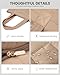 LOVEVOOK Puffer Tote Bag for Women, Fits 15.6 Inch Laptop bag Quilted Women Tote Bag with Zipper, Large Puffy Work Bag Purse Shoulder Bag for Travel Gym Everything Weekend, Brown