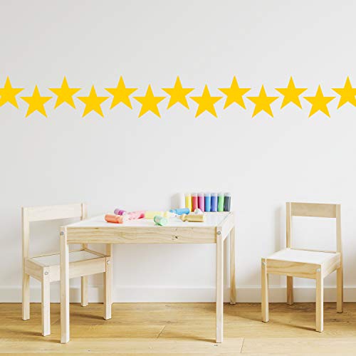 Set de 20 vinilos decorativos de pared con estrellas