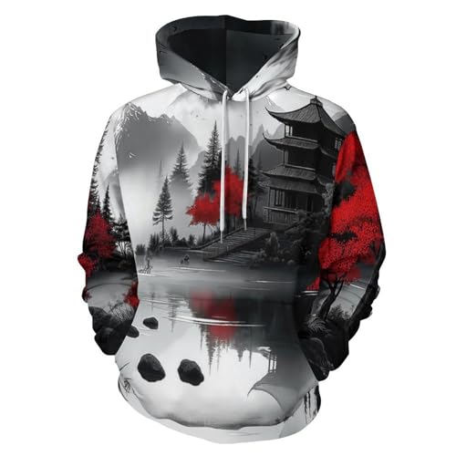 Sweatshirt à capuche streetwear pour hommes idéal pour l'hiver urbain