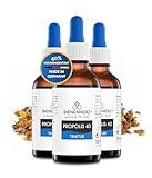 Bienenherz® Propolis Tinktur 40% – 3x50ml – hochkonzentrierte, schadstoffgeprüfte Tropfen – für Haut, Mundraum & mehr – von Imker & Apotheker Dr. Wöll – Made in Germany – mit Pipette