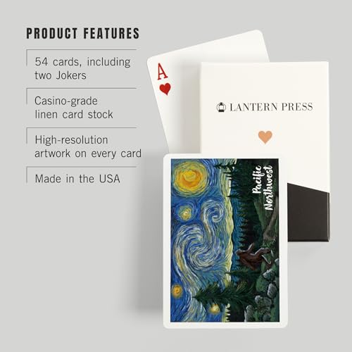 Baraja de Poker Lantern Press Pacific Northwest 52 cartas miniatura 3