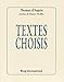 Textes choisis - d'Aquin