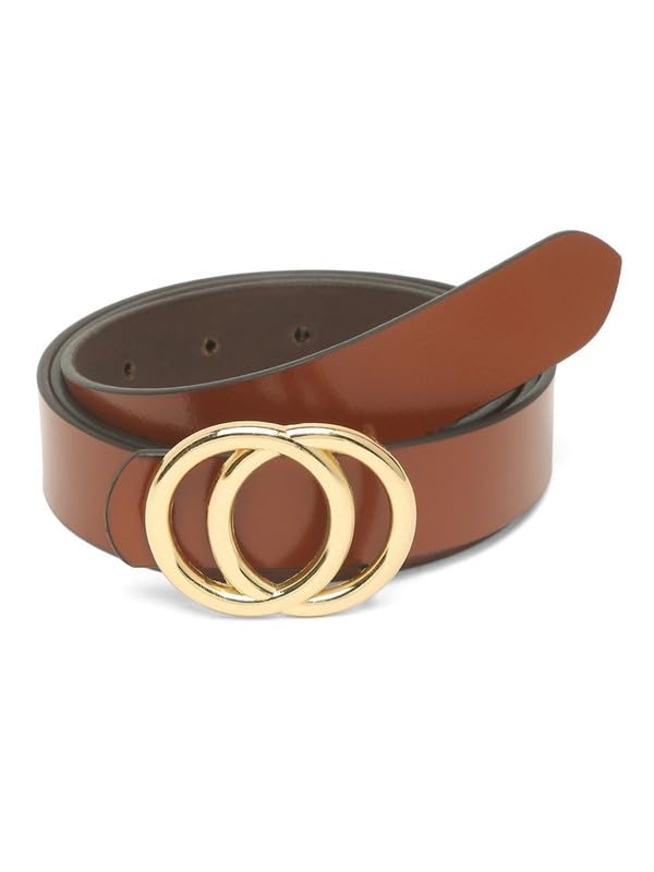 Image of TEAKWOOD LEATHERS Leather Belt for Women Belts Regular Fit Casual Formal Dress Jeans & Fashion Ladies Belts for Women Belts Regular Fit Belt Any Season | Fashion Belt for Women | T BT W 01