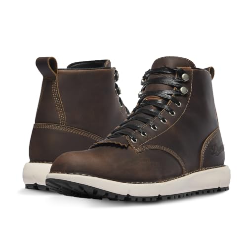 Danner Logger 917 Hiking Boots for Men - Full-Grain Leather with Breathable Mesh Lining, Vibram SPE Midsole, and 917 Traction Outsole