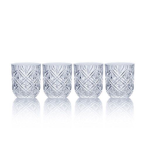 Get Special Price Mikasa Claremont Double Old-Fashioned Glasses Set of 4 Fine Crystal Get Special Price Mikasa Claremont Double Old-Fashioned Glasses Set of 4 Fine Crystal