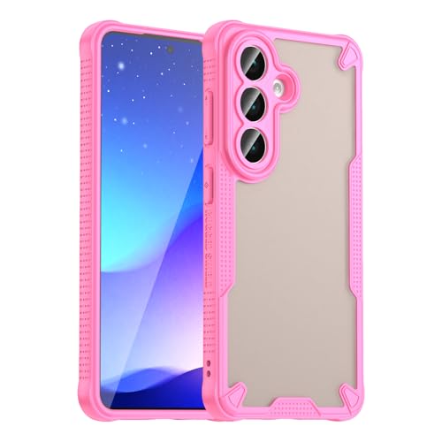 �X�}�z�P�[�X �Ή��@�� for Samsung Galaxy A17 / M17 / F17 �X�}�z�P�[�X�y�J���������Y�ی� �ϏՌ� 2-in-1�FPC���w�ʃp�l���{TPU�zPink
