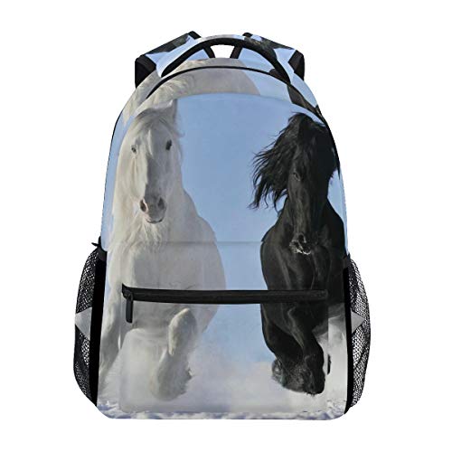 Ahomy Mochila para correr a caballo  escolar  para niñas  niños  mujeres