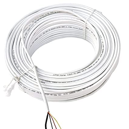 SPYNET CCTV Camera Cable All-in-One BNC Video & Power Cable Wire Cord for CCTV Camera (60 M),White (B0B2RWB5KY) Amazon Price History, Amazon Price Tracker