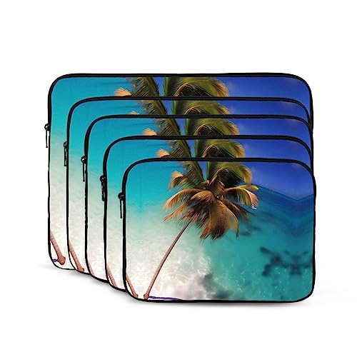 Caribbean Islands Laptop Sleeve Case 15 Inch Suitable For Notebook Computer Tablet Traveling Carrying Simple Case2