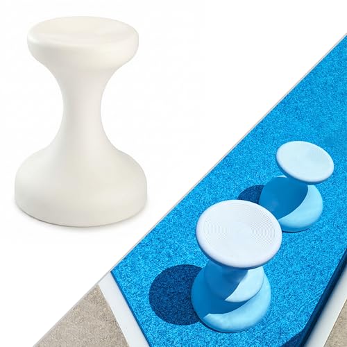 DUNNRITE Products Made in USA Submersible Swim Up Pool Stools for Underwater Use, Bar Stool for Inside Pool and Patio Deck Seating, 24 Inch (1 Stool)