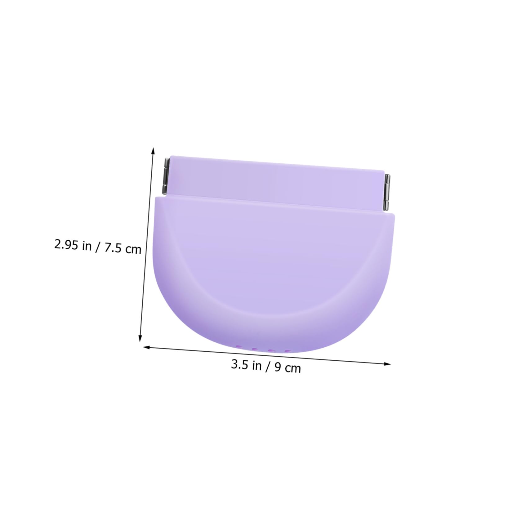 FOMIYES 4 Piezas Estuche de Retención Caja de Almacenamiento para Postizas Delgado Hermético Ventilación para Limpieza y Portabilidad