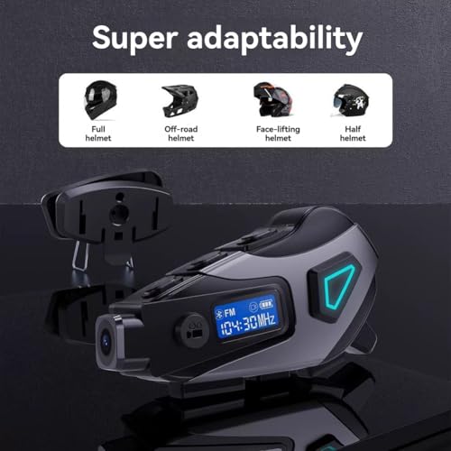 Casque Bluetooth 5.4 K10 la solution étanche IPX8 avec interphone et DVR