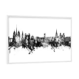 artboxONE Poster mit weißem Rahmen 18x13 cm Städte Dijon 