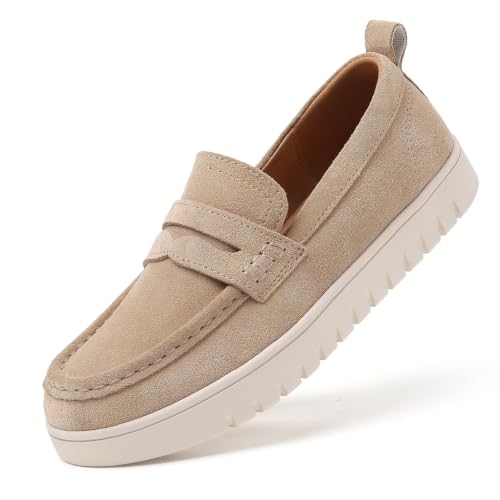 Image of QAE Loafers for Women Comfortable Slip On Shoes Casual Fashion Sneakers