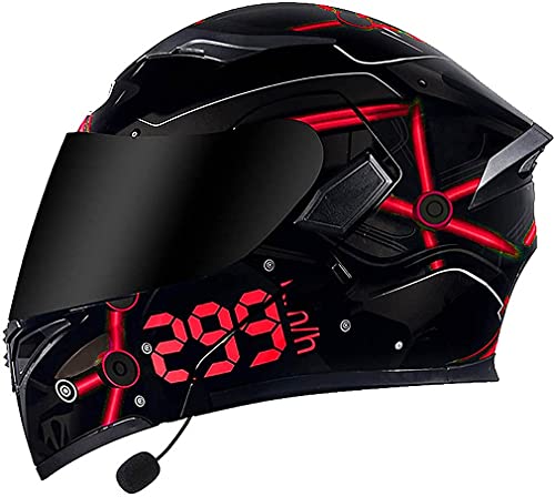 Casque moto Bluetooth modulable intégral double visière M - 2