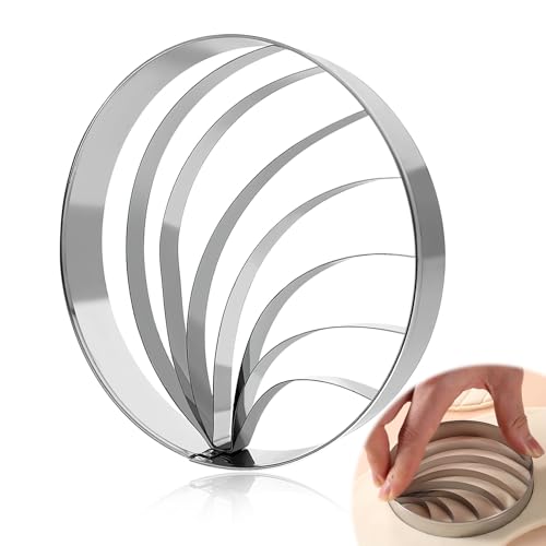 4.1 Inch Concha Cutter, Concha Stamp & Conchas Donut Cutter – Ideal for Mexican Coffee, Hot Chocolate, Day of the Dead, Mexican Theme Parties, Festive & Family Gatherings