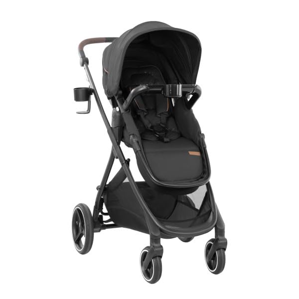 Image of Evenflo Shyft Intuiti+ Stroller with Green & Gentle Fabric (Jasper)