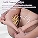 Funxzior Silicone Fake Pregnancy Pregnant Belly with Ventilation Grid Realistic Beer Belly for Cosplay Actors Film Props (Last Trimester, Waist L Size, Beige)