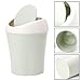 ZXF Cubo Basura Mini Rodante Cubierta De Escritorio De Basura Cubo De...