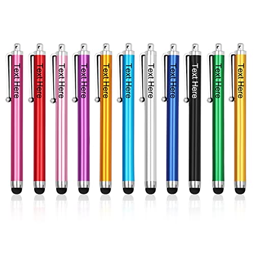 QLGD Touchscreen Stift,Eingabestift Gravurtext 11 Stöcke Stylus Stift Touch Pen Universelle Kapazitive Handystifte für Smartphones und Tablets (11 Farben) Cover