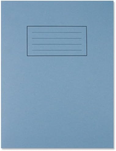 Silvine Exercise Book Ruled and Margin 80 Pages 229x178mm Blue Ref EX104 (Pack of 10)