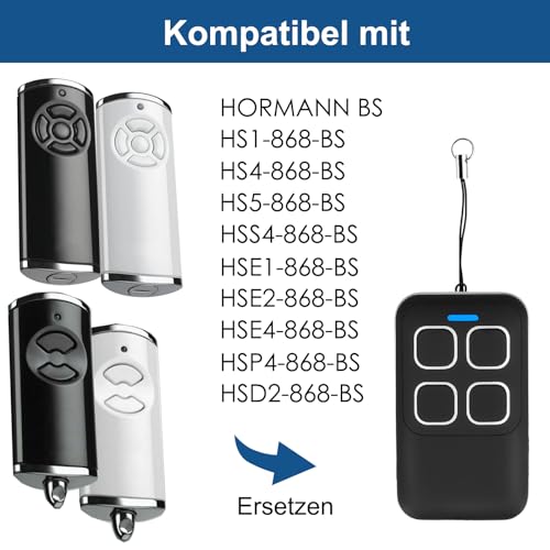 Vusddy 2 Pezzi 868 MHz Telecomando Porta Garage