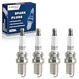 Iridium Spark Plugs 4 Pack 7092 BKR6EGP Fit for Toyota Camry RAV4 Celica Solara Matrix Corolla