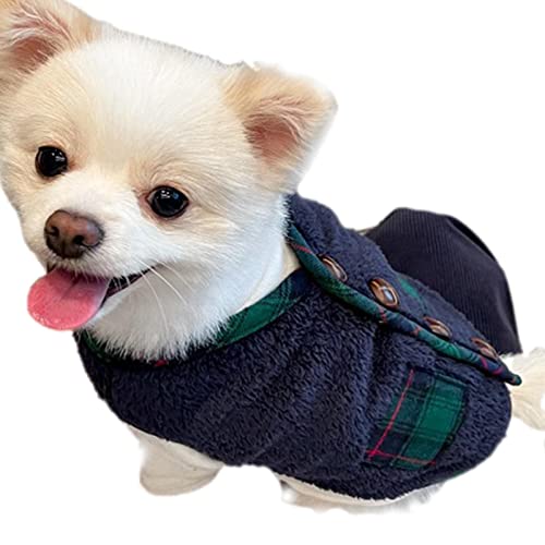 Casaco de cachorro inverno, Bonito Coral Fleece Dog Coats, Acessórios e fashion para seus animais de
