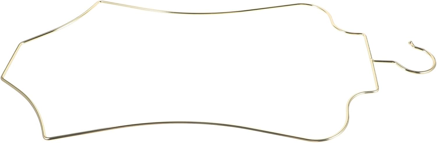Housoutil Metal Clothes Hanger and Newborn, Gold Metal Hanger with Sturdy Design, Clothes Storage for Nursery and Closet Organization
