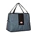 Dickies Insulated Lunch Bag Satchel for Girls School and Work, Thermal Reusable Office Lunch Box for Women (Charcoal)