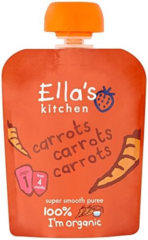 Ella's Kitchen Organic First Taste Carrots 70 g (Pack of 7)