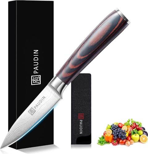 PAUDIN Coltello da Verdura di 9cm, Ottimo per...