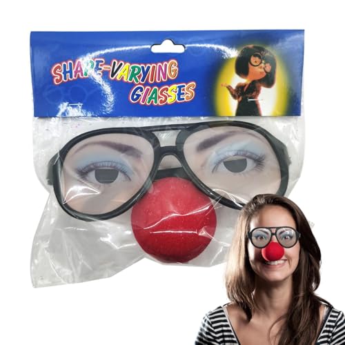 Gafas de disfraz divertidas, juguetes de gafas de cuerda | Gafas masculinas y femeninas para bromas - Artículos divertidos y elegantes para fiestas de April Fools, Halloween, reuniones familiares y