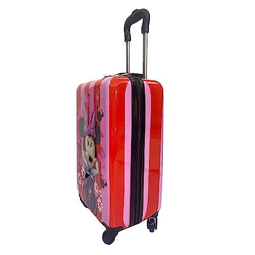 image for Fast Forward 20 Inches Minnie Mouse Suitcase For Kids - Hard Sided Twe