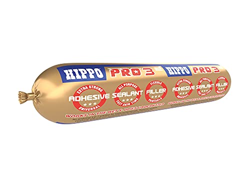 Image of Hippo PRO 3 400ml Adhesive, Sealant & Filler FOIL - Black