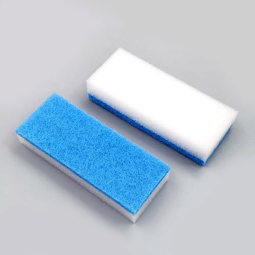 Image of 6 PCS Double Sided Glass Sponge Cleaning Brush Bathroom for Shower Glass Multi Functional Household Cleaning Sponge