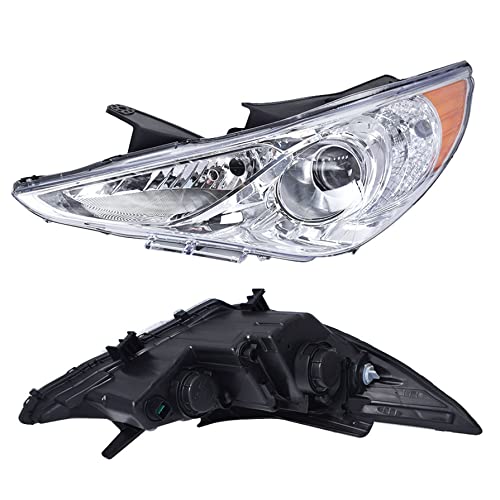 Gxywady Headlights Assembly Replacement For 2011-2014 Hyundai Sonata Headlights Pair Left And Right Side (Passenger Driver Side) #TOP3