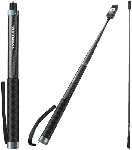 Selfie Stick Invisibile Da 5m In Fibra Di Carbonio – Asta Super Lunga Per Insta360 X4/X3/X2
