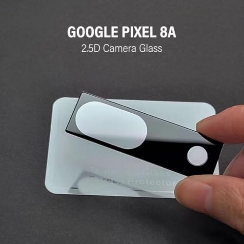 Image of Xmon Back Camera Lens Protector for Google Pixel 8A (1 Pack) Premium Camera Glass Protector Guard, Anti-Scratch, Ultra-Clear, Easy Installation