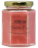 Sweet Pea Scented Blended Soy Candle by Just Makes Scents