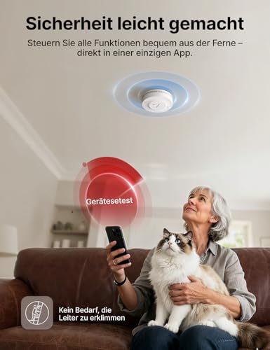 X-Sense Smart Rauchmelder mit 10-Jahres-Batterie, SD19-MN31, 3 Stück – Ansicht 5