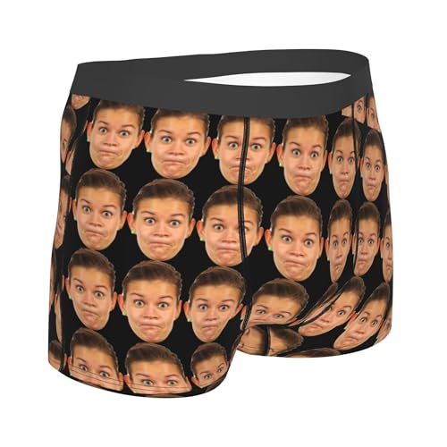 Custom Boxers Personalized Boxers For Men, Customized Underwear, Custom Underwear Add Your Text Photo3
