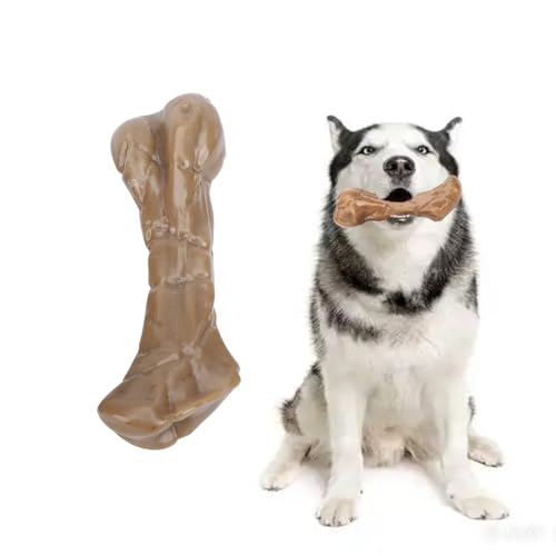 犬のおもちゃ骨の形が丈夫な牛肉の味おもちゃをかむダイエットおもちゃを追う室内犬の歯磨き粉運働不足を解消ストレスを緩和パズルおもちゃ掃除棒直接骨をかむ棒インタラクティブおもちゃ孤独感を解消して、ペットが自分で遊びます (大サイズ,20.5*7.5*5.8mm