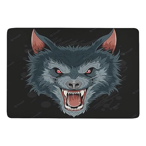 Tapis Fenrir Wolf en molleton de corail pour décoration intérieure - 8
