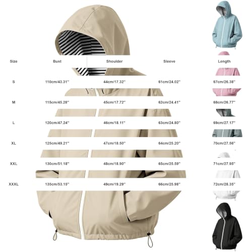 Chubasquero para mujer impermeable y transpirable chaqueta softshell larga 3