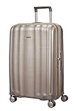Samsonite Lite-Cube - Spinner L Koffer, 76 cm, 96 L, Beige (Ivory Gold)